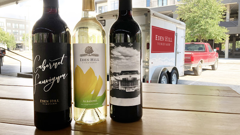 Eden Hill Winery Booth at the Dallas Farmers Market