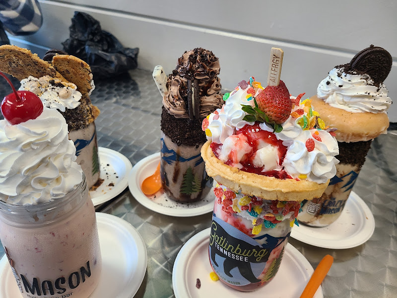 The Crazy Mason Milkshake Bar Gatlinburg