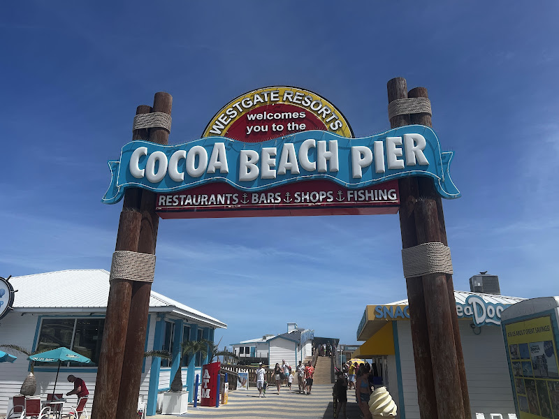 Cocoa Beach Pier Arch - Tourist attraction in FL 32931