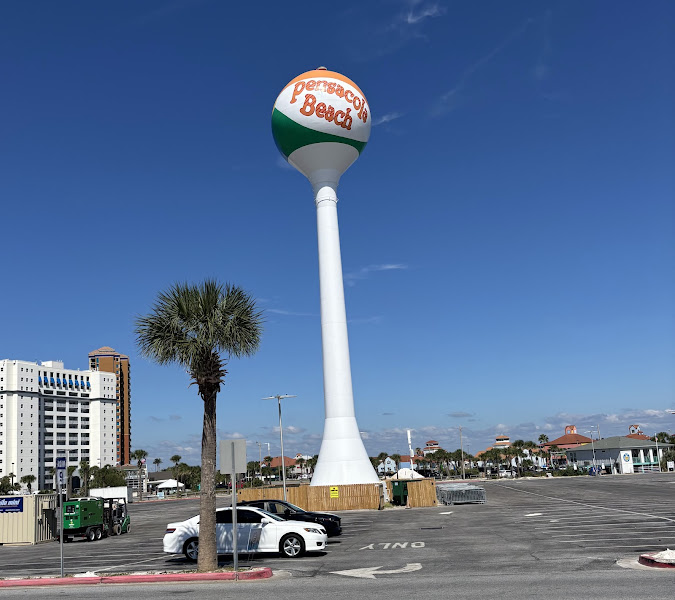 Pensacola Beach Ball Tower - Tourist attraction in Pensacola Beach