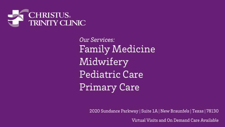 CHRISTUS Trinity Clinic - Internist in New Braunfels