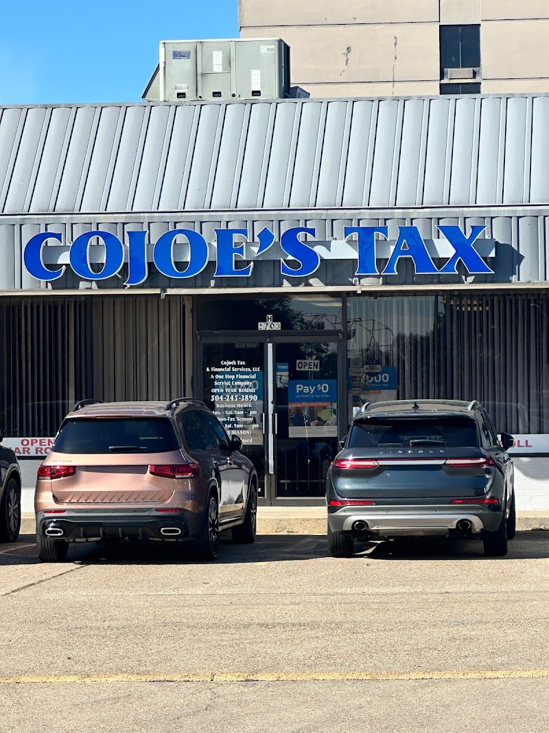 Cojoe's Tax & Financial Services LLC - Tax preparation service in New Orleans