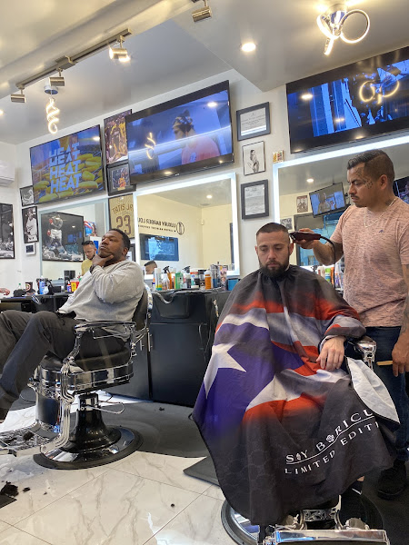 Luxury barber lounge