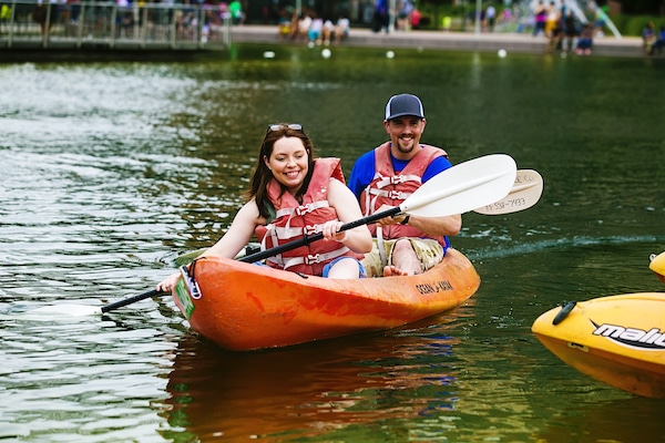 Bumper Boats and Kayaks at Discovery Green - Canoe & kayak rental service in Houston