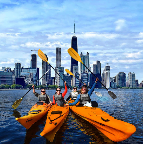 Bobby's Kayak & SUP Rentals at Ohio Street Beach Chicago