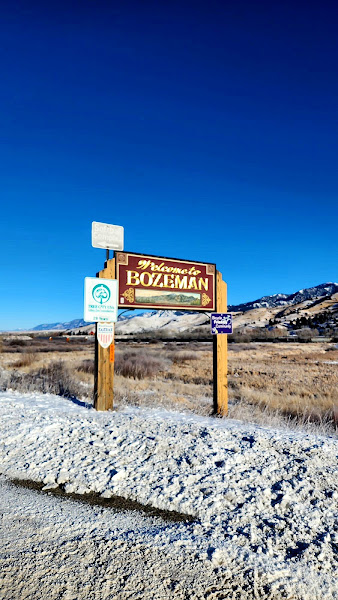 Bozeman Welcome Sign - Tourist attraction in MT 59715