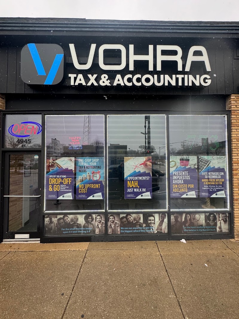 Vohra Tax & Accounting - Tax preparation service in Chicago