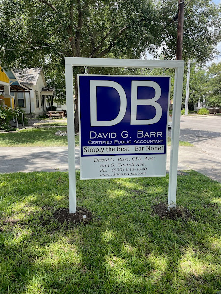 David G Barr CPA - Certified public accountant in New Braunfels