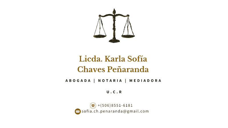 Licda. Sofia Chaves Peñaranda - Abogada | Notaria | Mediadora - Attorney in Provincia de Alajuela