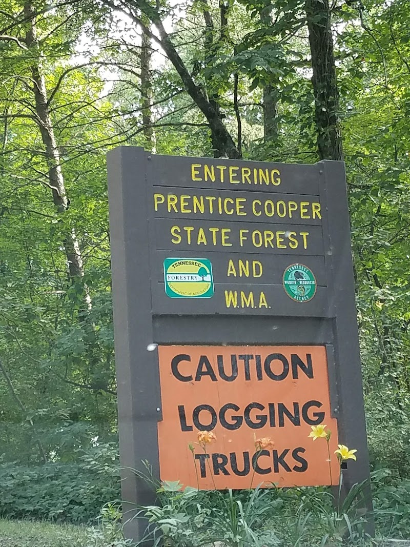 Prentice Cooper State Forest Trailhead parking photo
