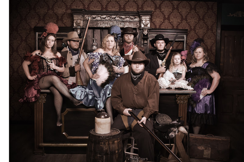 Four Bandits Old Time Photo