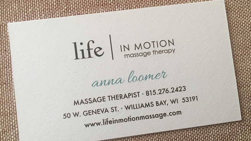 Life in Motion Massage Therapy - Massage therapist in Williams Bay