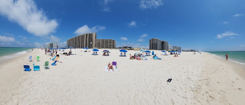 Alabama Florida State line on the beach photo