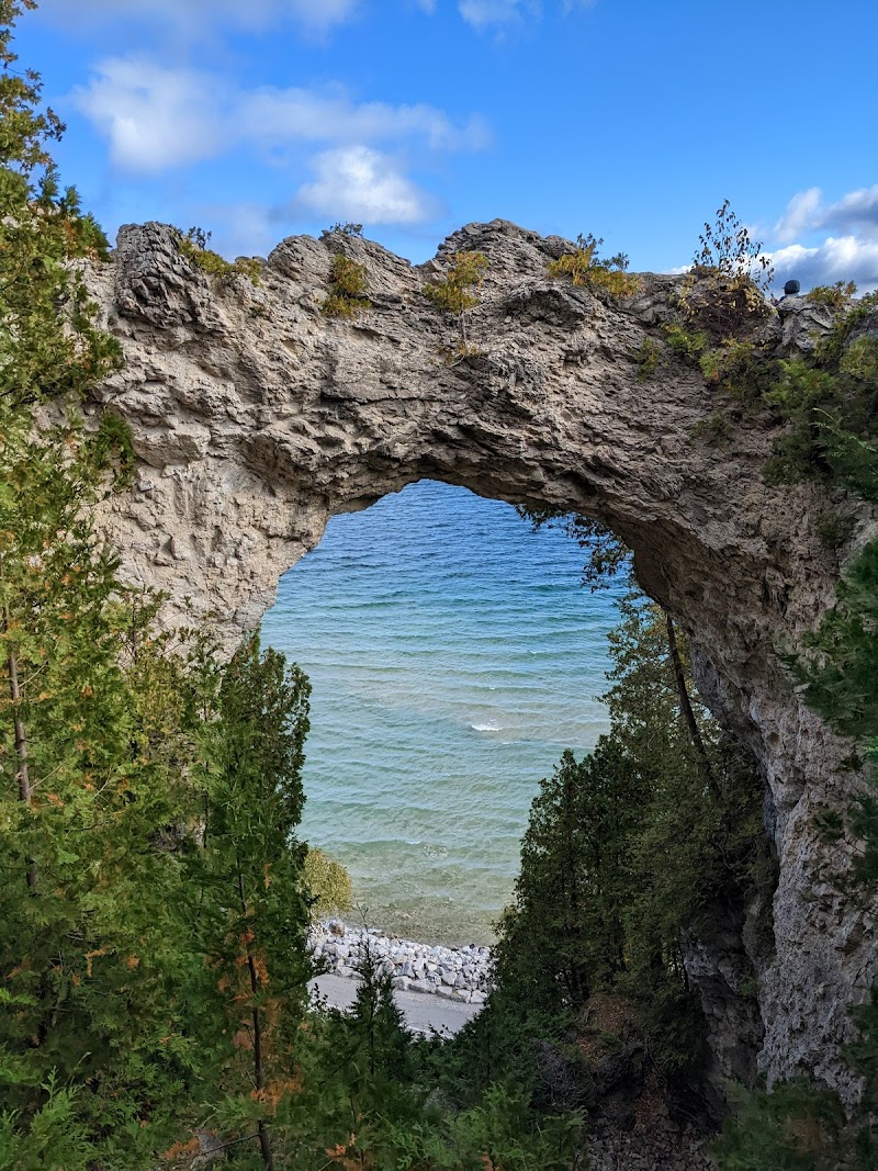 Arch Rock - Scenic spot in Mackinac Island