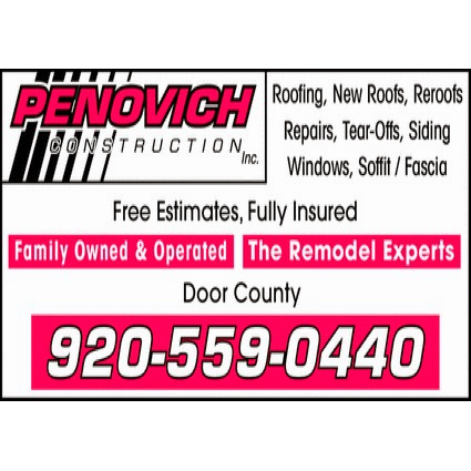 Penovich Construction - Roofing contractor in Sturgeon Bay