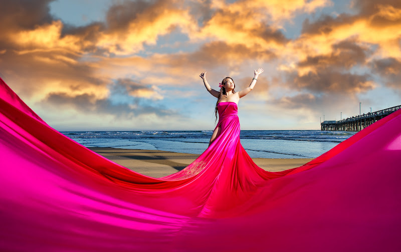 Flying Dress Photoshoots - Montego Bay - Wedding photographer in Jamaica
