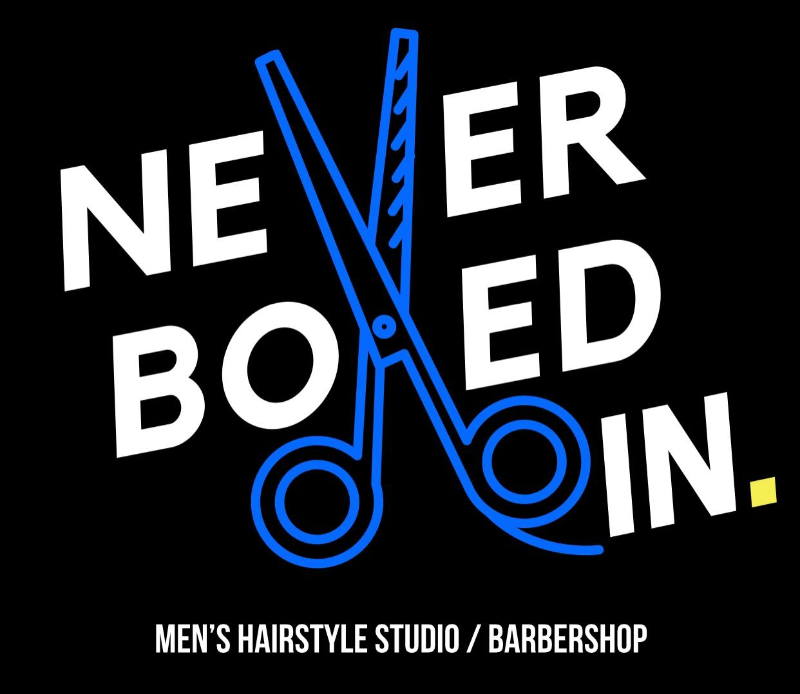 Never Boxed In Barbershop logo